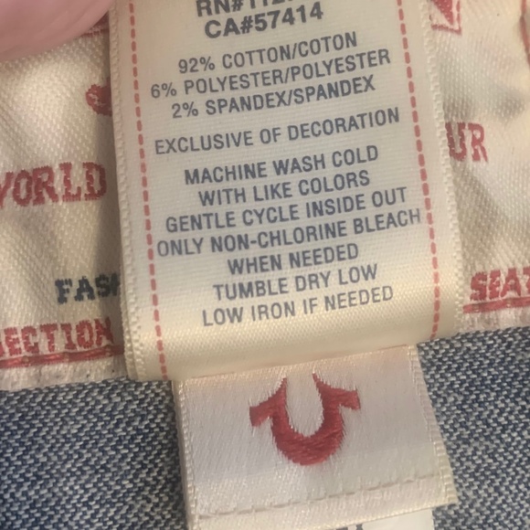 True Religion Emily Jean Jacket Medium M - Picture 7 of 7